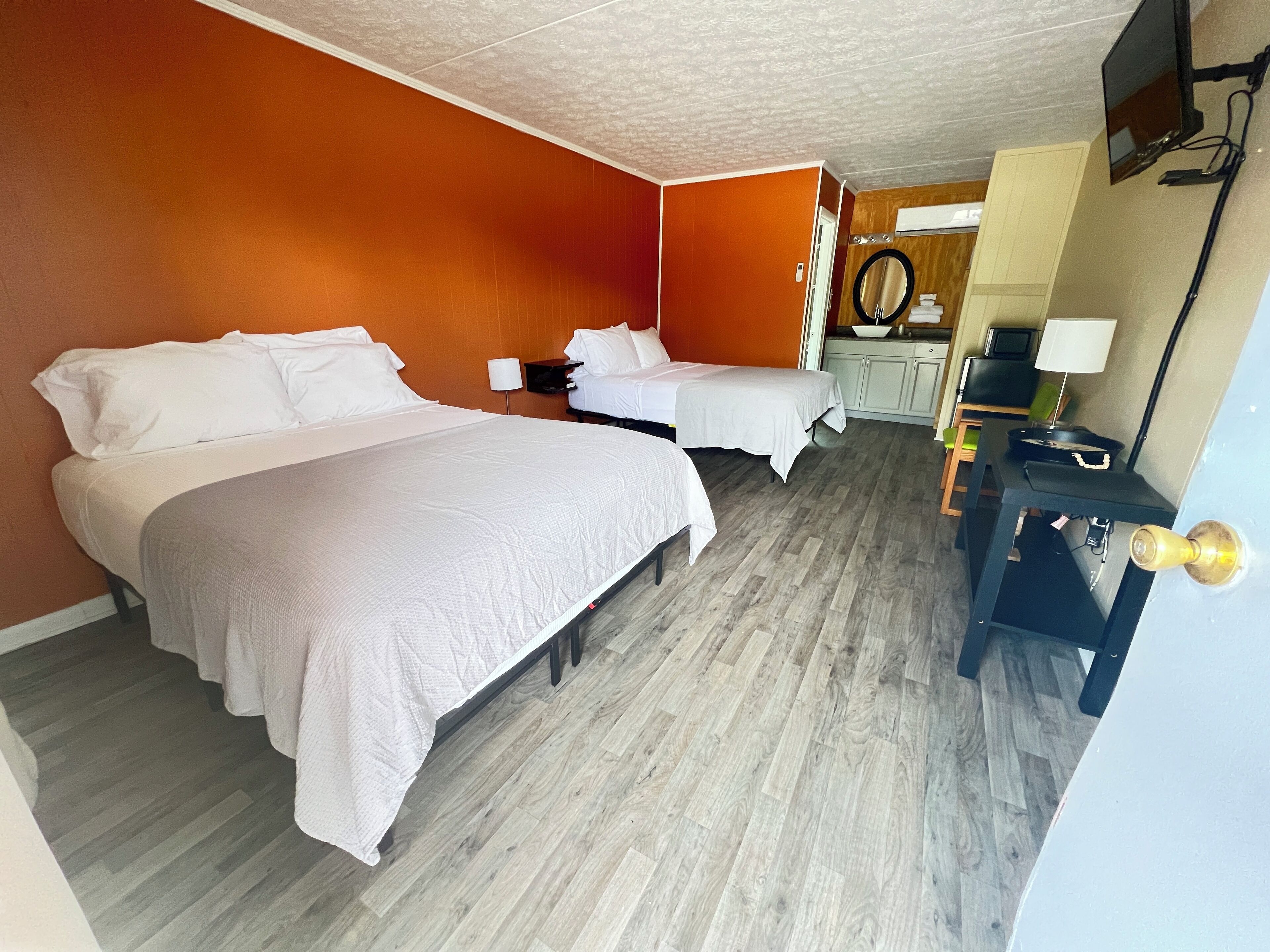 經濟雙人或雙床房 | 熨斗/熨衣板、免費無線上網、床單