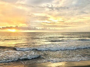 Sun-loungers, beach towels