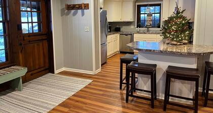 Historic lake home right in town with lots of room inside and out