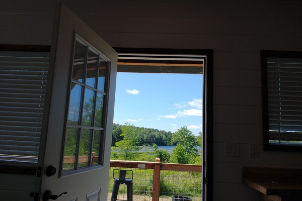 Vista des de l'allotjament