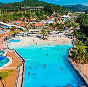 Indoor pool, outdoor pool