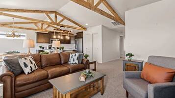 Smart TV, fireplace, offices