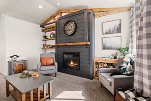 Smart TV, fireplace, offices