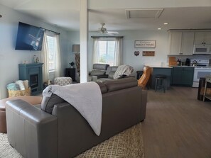 Smart TV, video-game console, DVD player, books