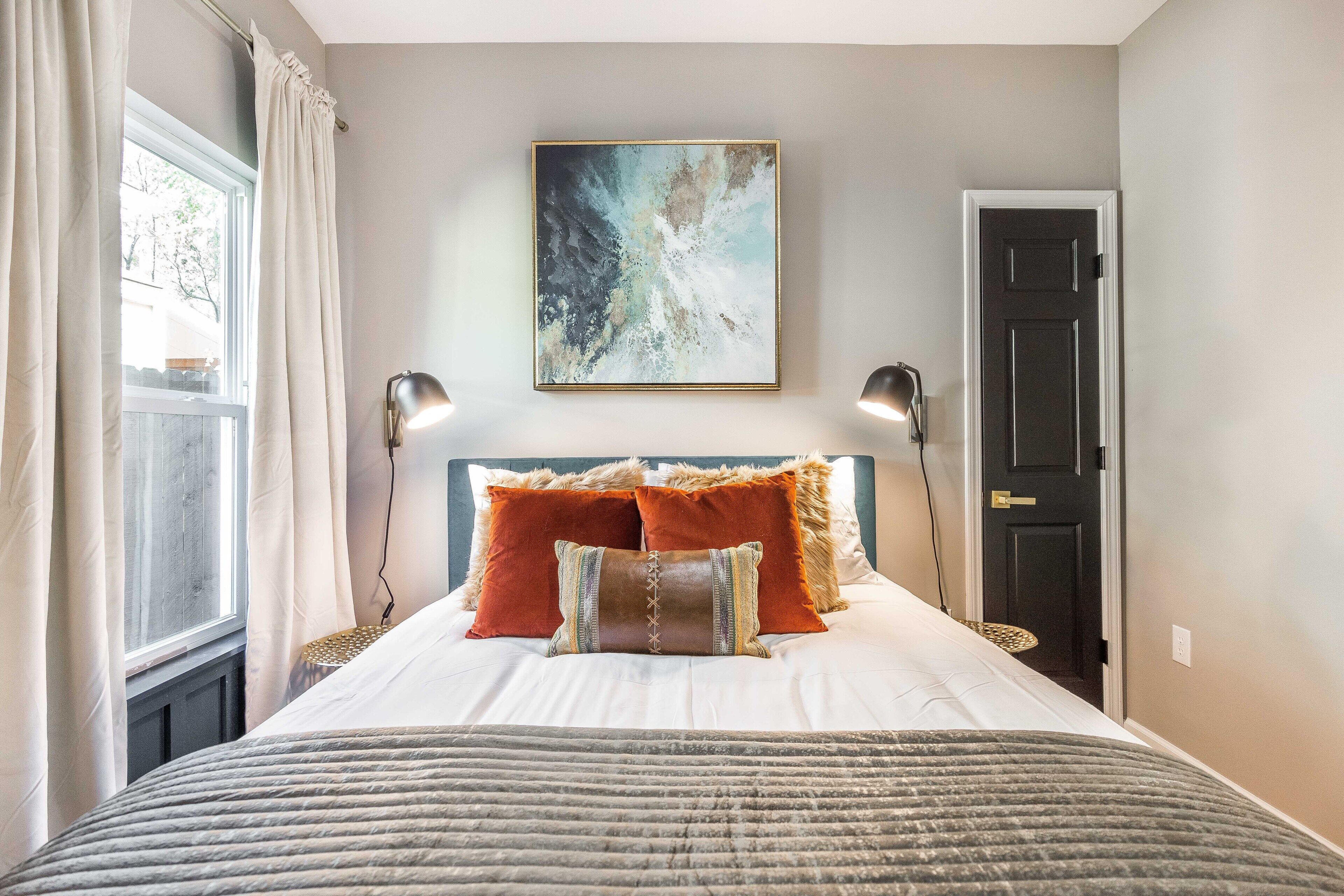 2 Schlafzimmer, Schreibtisch, Bügeleisen/Bügelbrett, Reisekinderbett