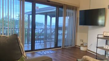 Smart TV, books, stereo