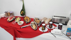 Daily continental breakfast for a fee
