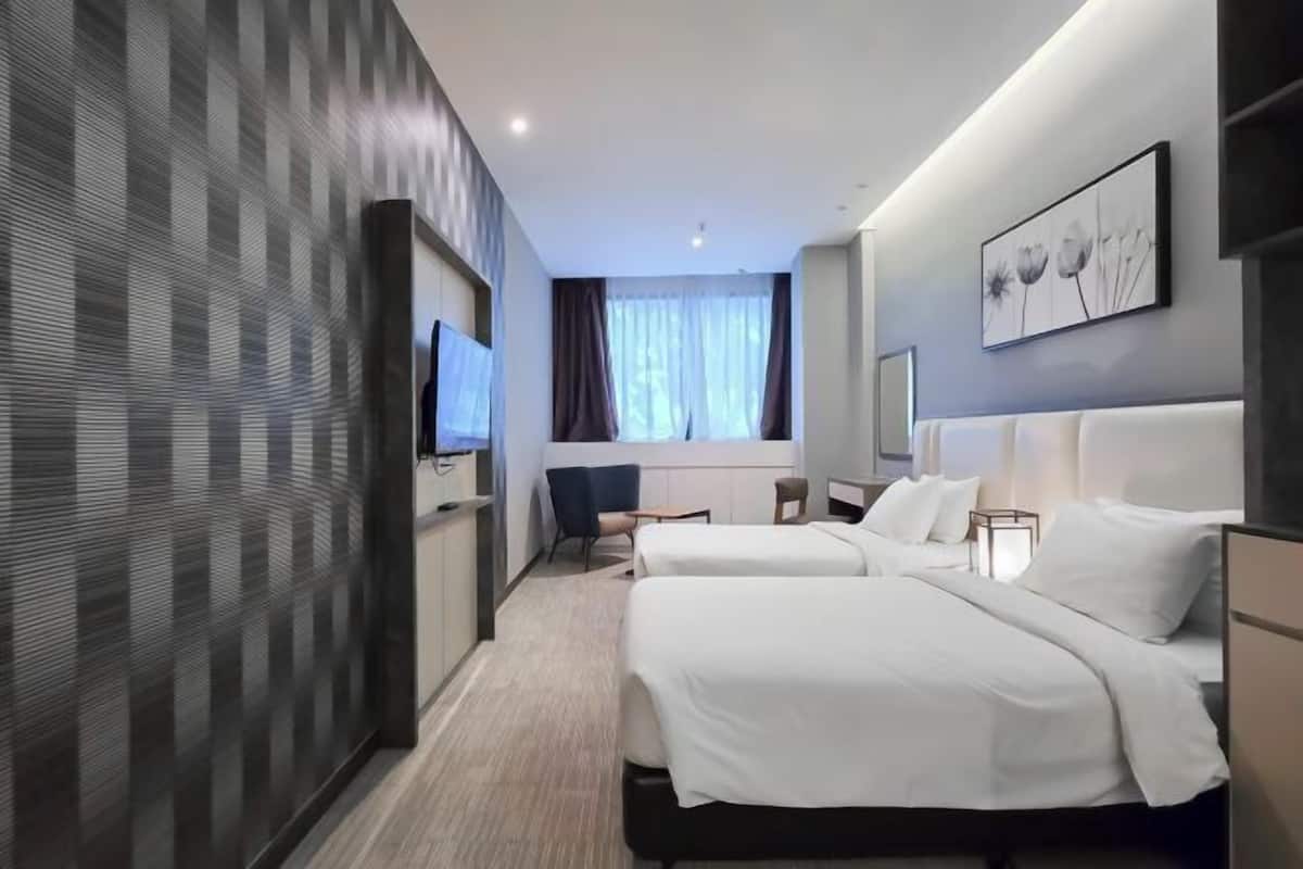 1 chambre, minibar, coffres-forts dans les chambres, rideaux occultants