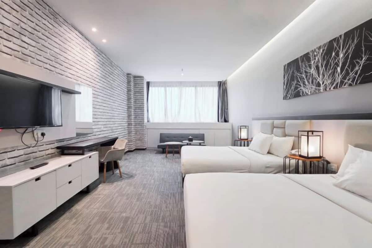 1 chambre, minibar, coffres-forts dans les chambres, rideaux occultants