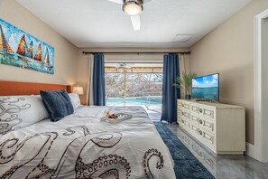 4 habitaciones, tabla de planchar con plancha, cuna de viaje y wifi 
