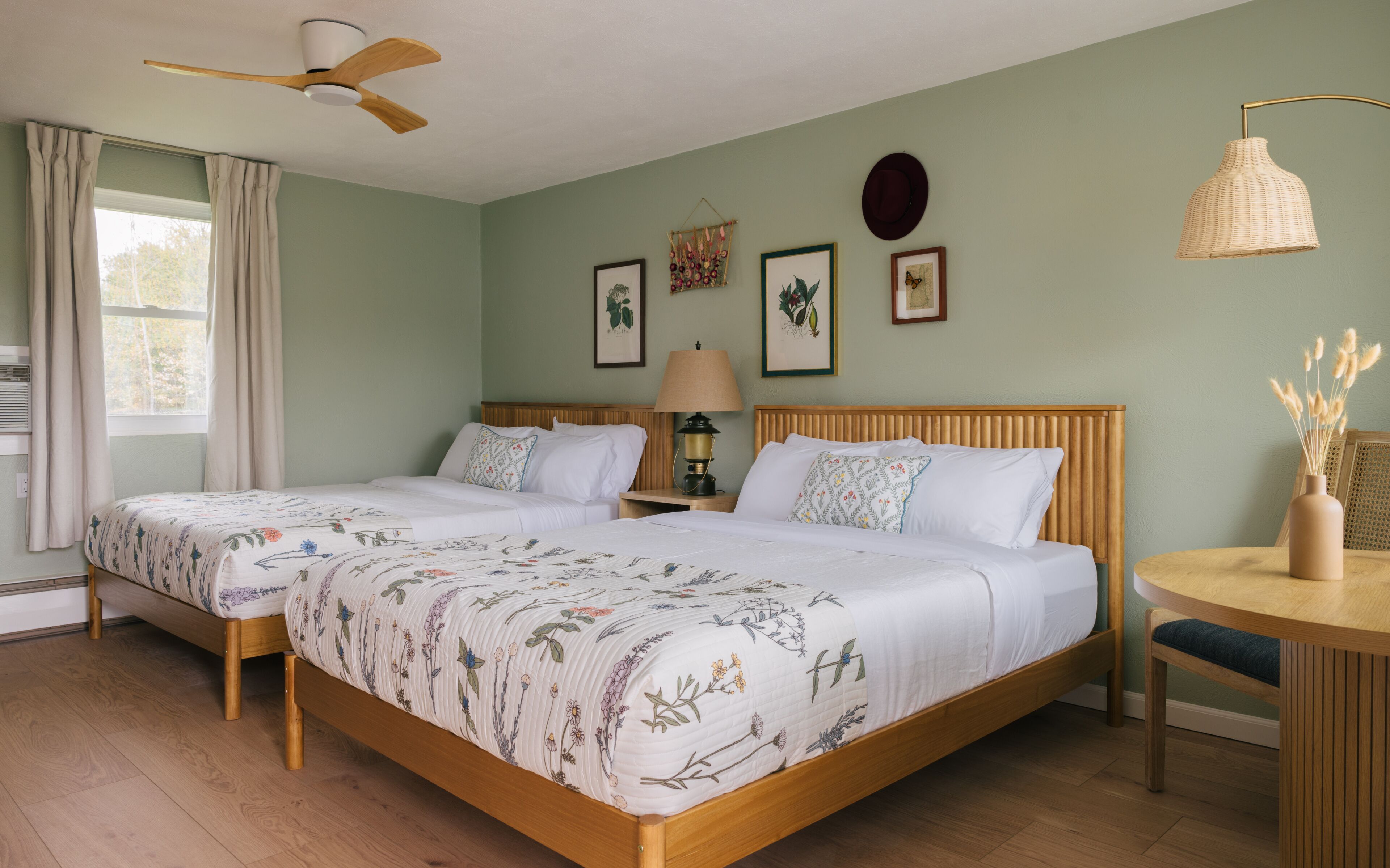 Double Room, Mountain View | Premium bedding, down duvets, memory-foam beds, desk