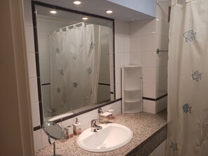 Hair dryer, bidet, toilet paper