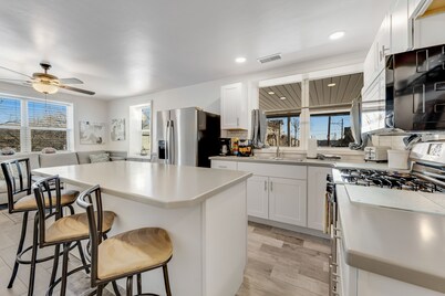 Ideally located, updated home near downtown with yard & washer/dryer