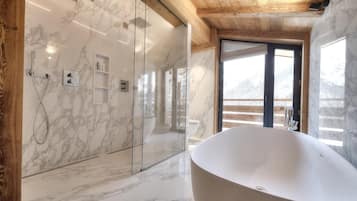 Shower, towels