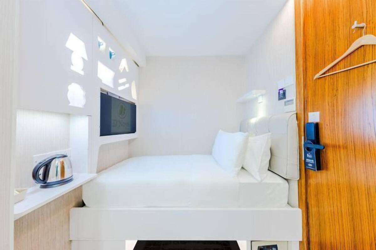Hypo-allergenic bedding, in-room safe, soundproofing, iron/ironing board