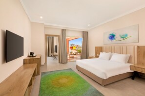 Minibar, caja de seguridad en la habitación y cortinas blackout 