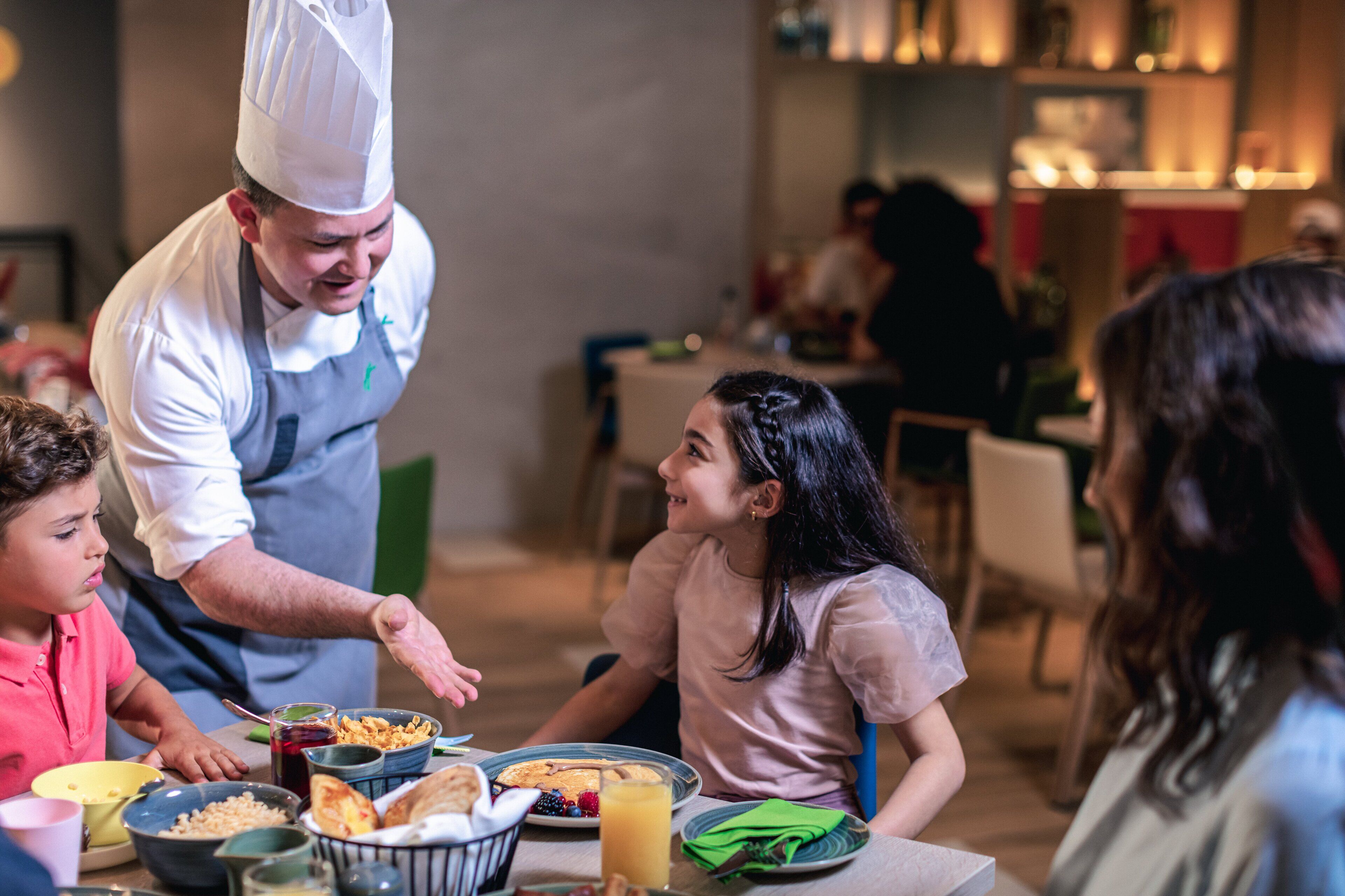 Daily buffet breakfast (AED 89 per person)