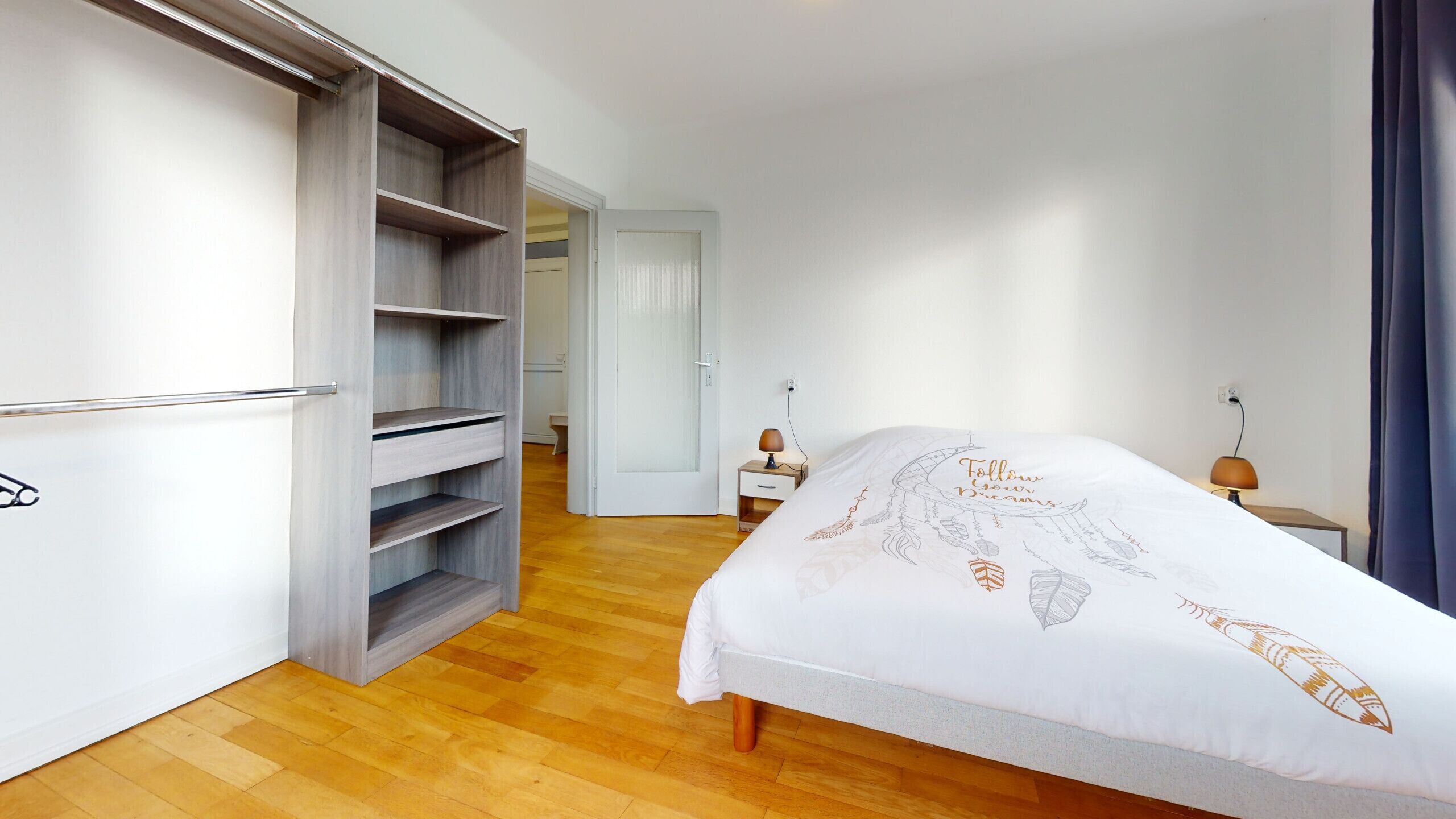 2 bedrooms, soundproofing, iron/ironing board, free WiFi
