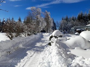 Property grounds - Charming cottage near ski trails, 2 bedrooms (Saint-Régis-du-Coin)