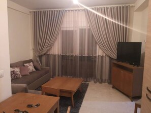 Living area - Entire apartment with pool in Sousse (Akouda)