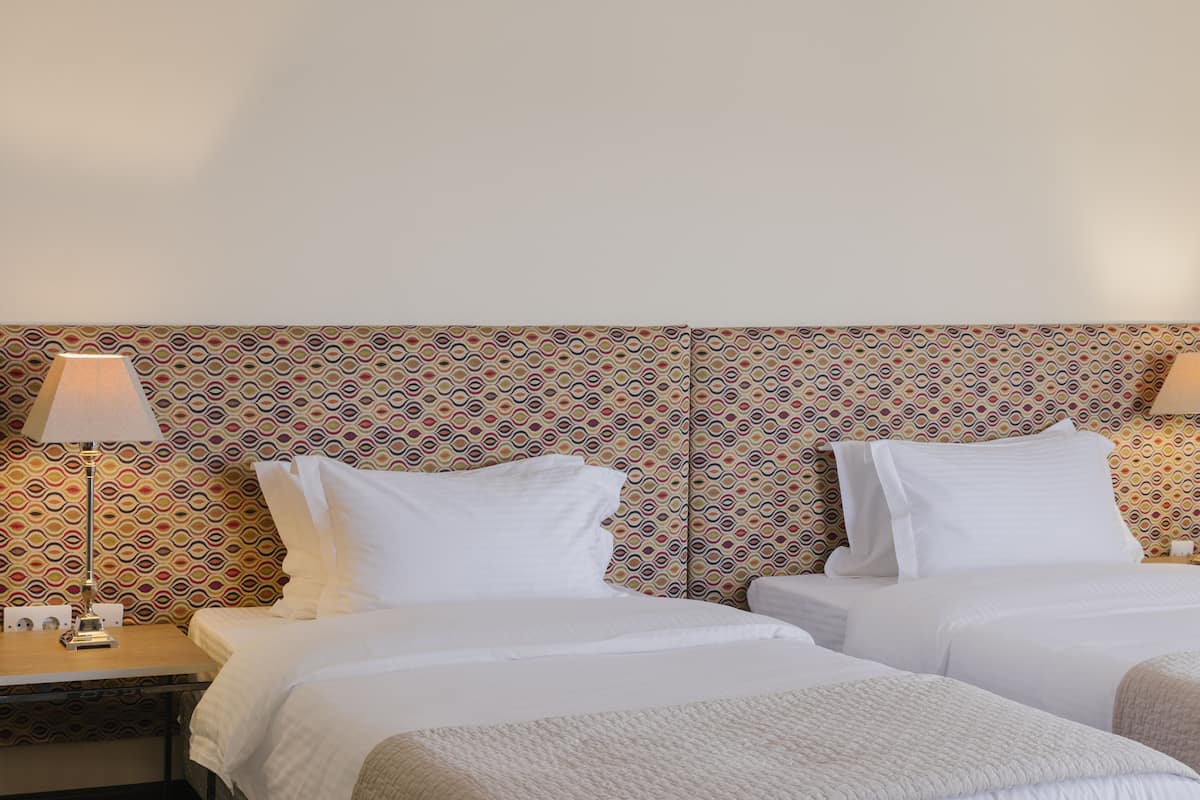 Deluxe Double or Twin Room, 1 Bedroom, City View | Minibar, in-room safe, individually furnished, desk