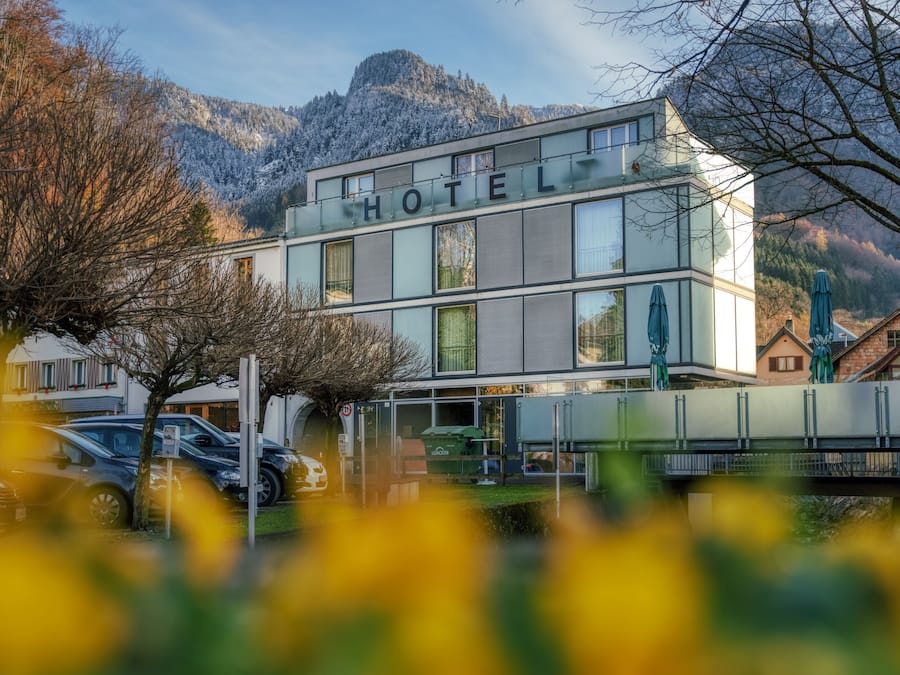 Facciata della struttura