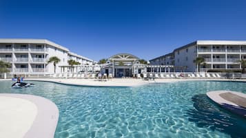 Indoor pool, outdoor pool