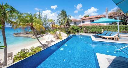 Casa Luna 15: Luxe Oasis South of 7Mile Beach w/Beach Cove, Pool, Heated Spa + Gym