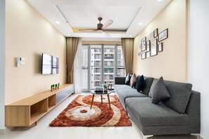 Departamento Deluxe | Área de sala de estar