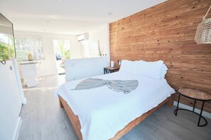 1 غرفة نوم ومكواة/لوح كي وواي فاي وملاءات أسرّة