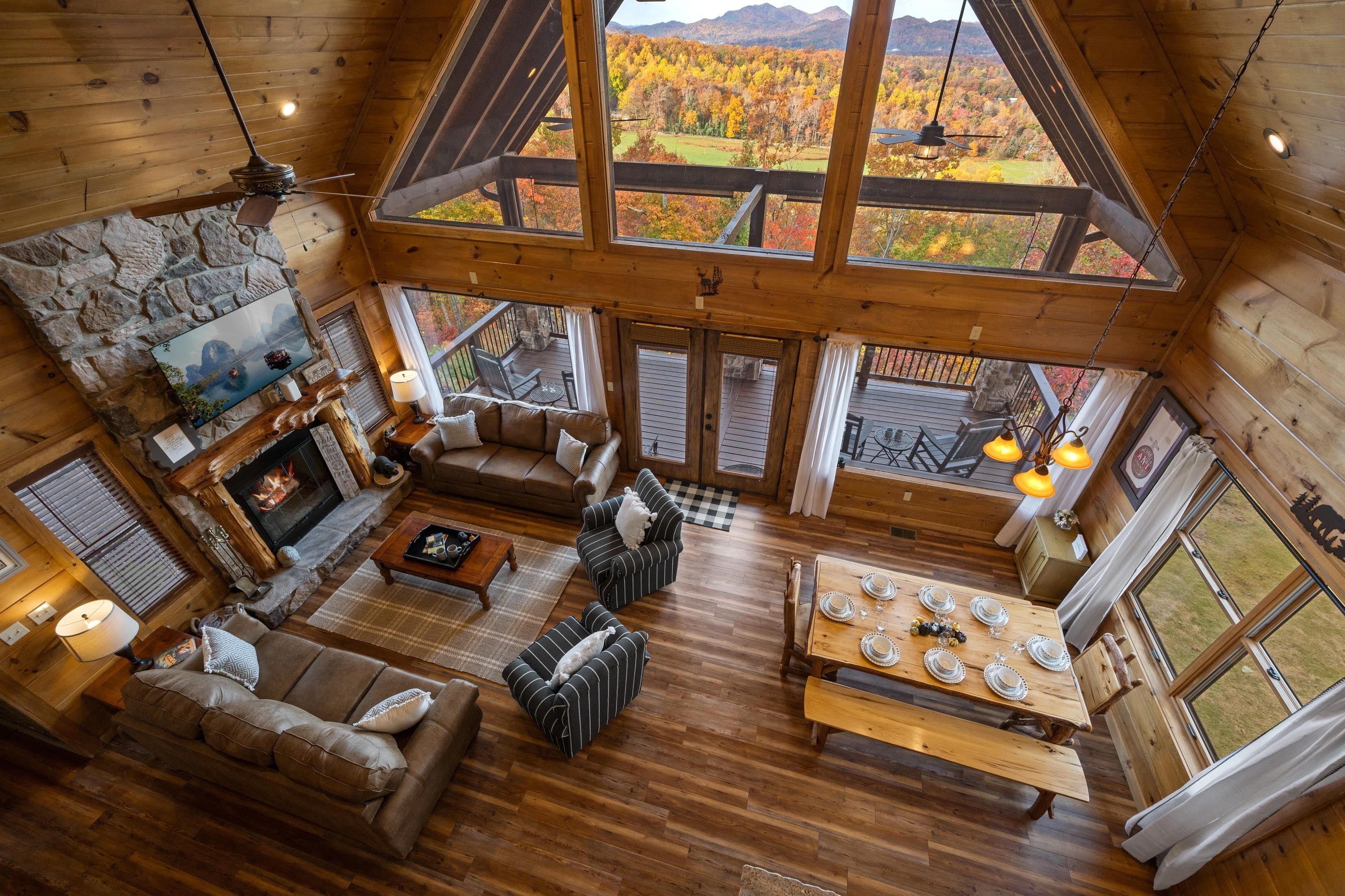 TV connectée, cheminée, baby-foot