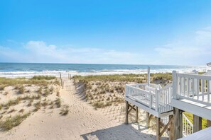 On the beach