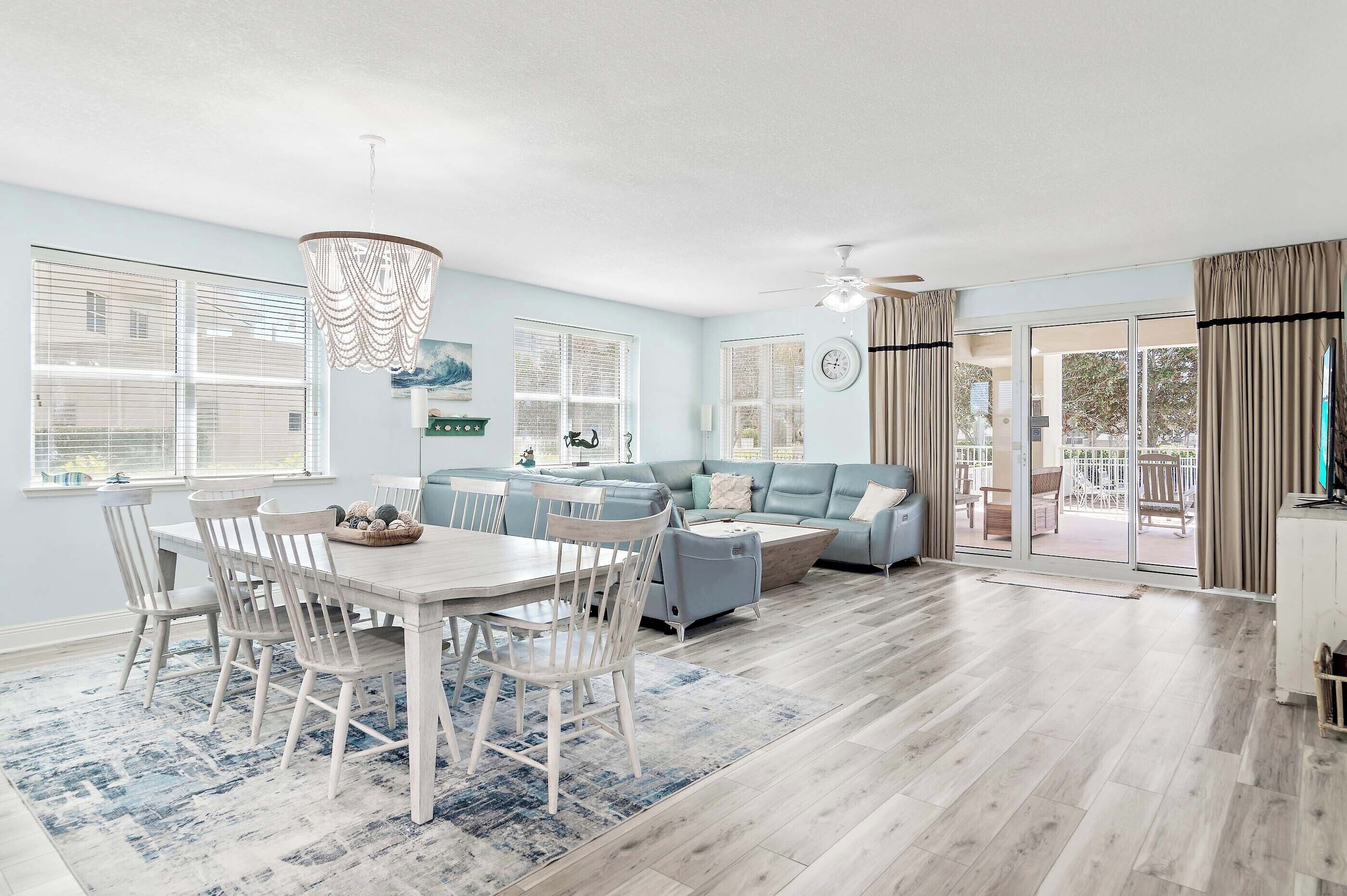 Dining to living room view