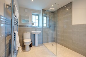 Shower, hair dryer