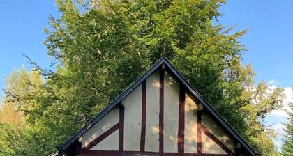 Typical cottage and outbuilding near Honfleur and Deauville