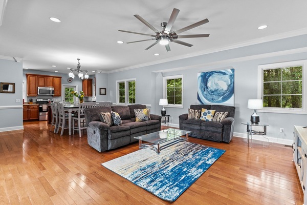 Gorgeous main level entertaining space