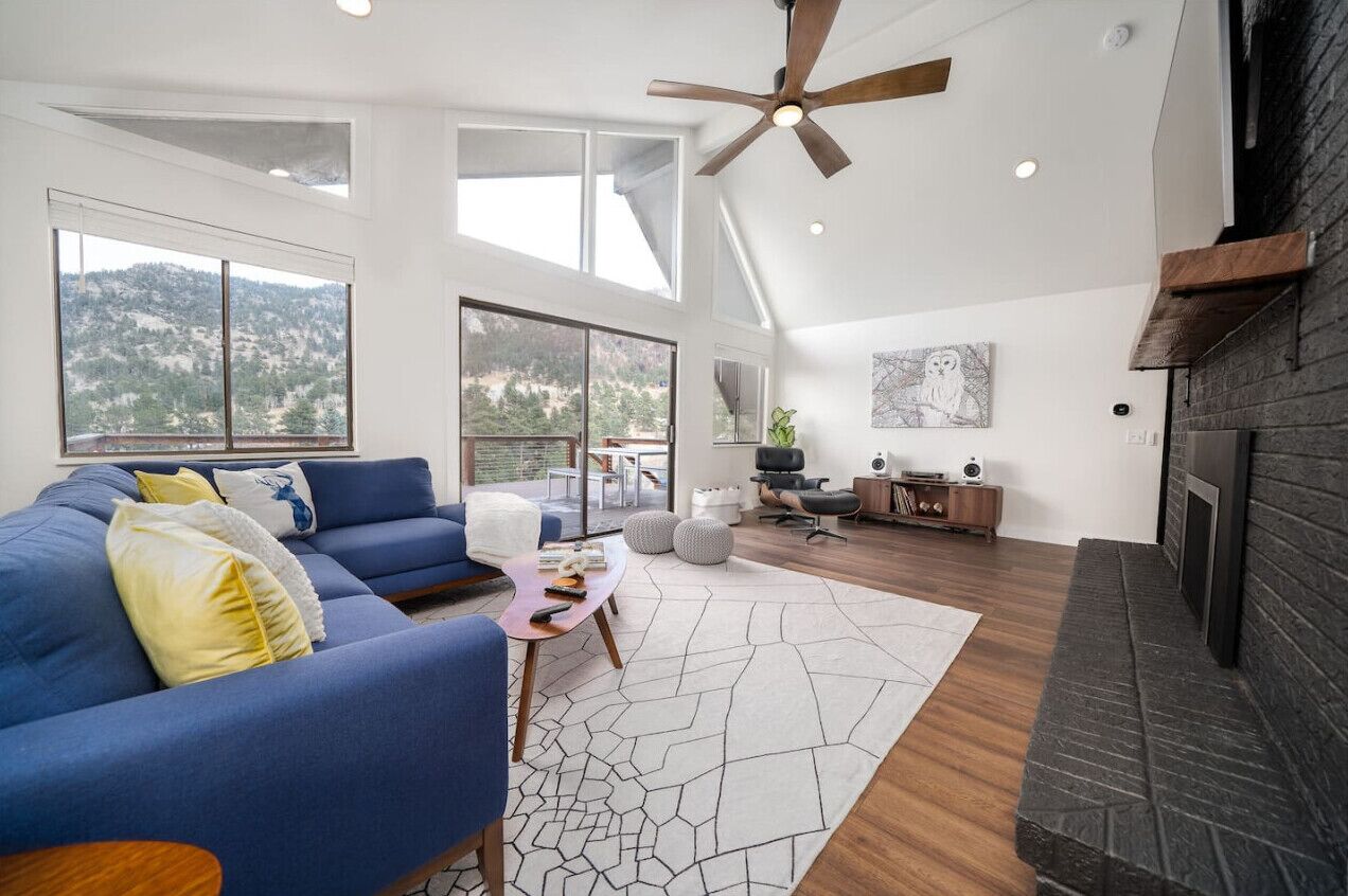 TV, fireplace, video games, books