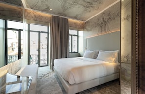 Quarto casal | Frigobar, escrivaninha, quartos à prova de som, Wi-Fi de cortesia