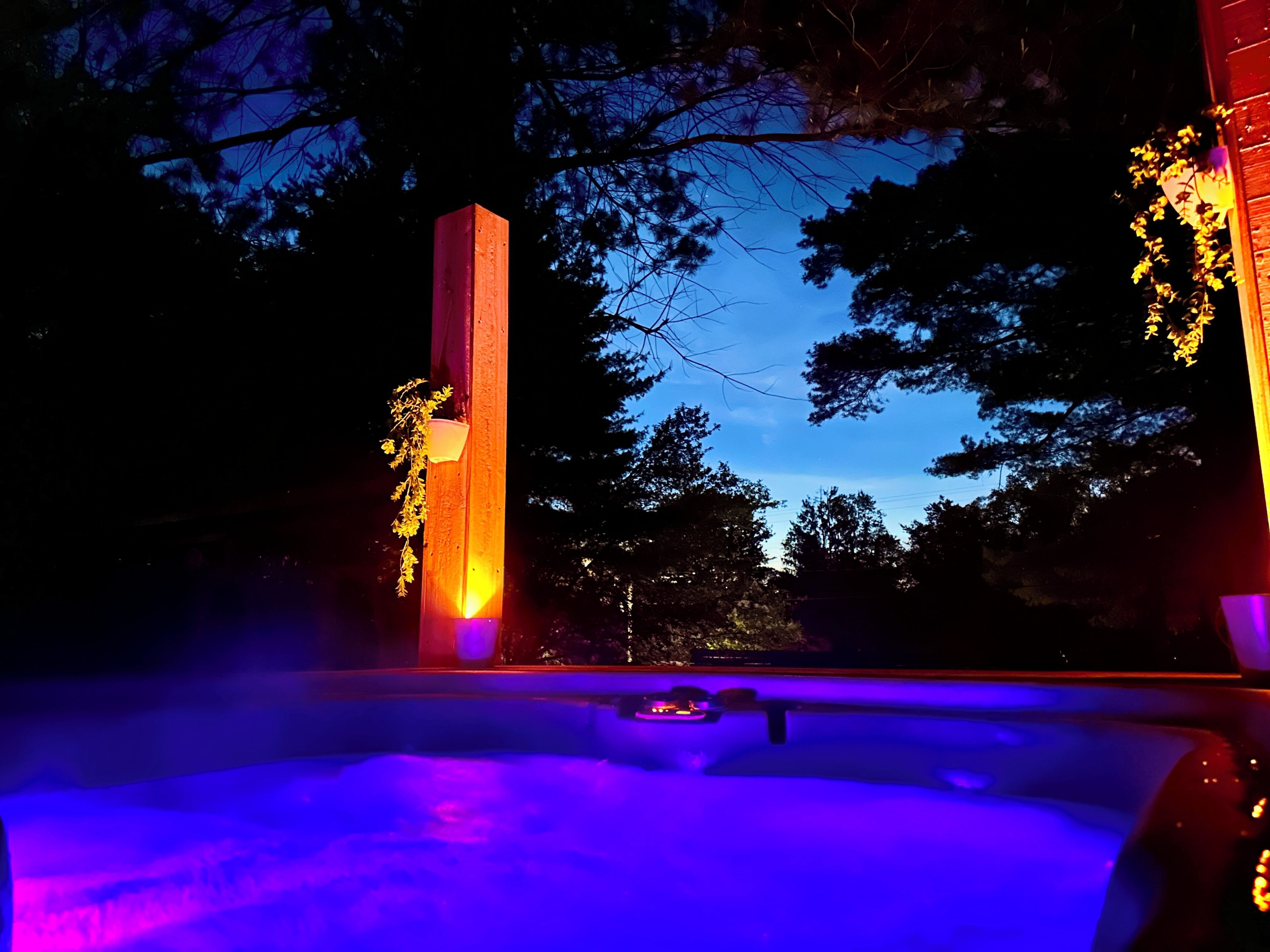 Bain à remous extérieur