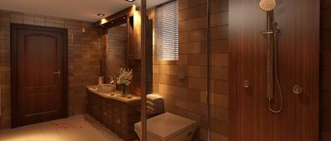 House, Multiple Beds | Bathroom | Shower, towels