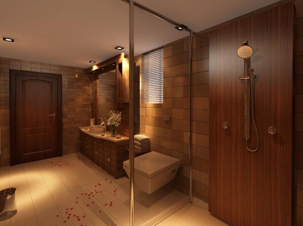 Maison, Plusieurs lits | Salle de bain | Douche, serviettes fournies