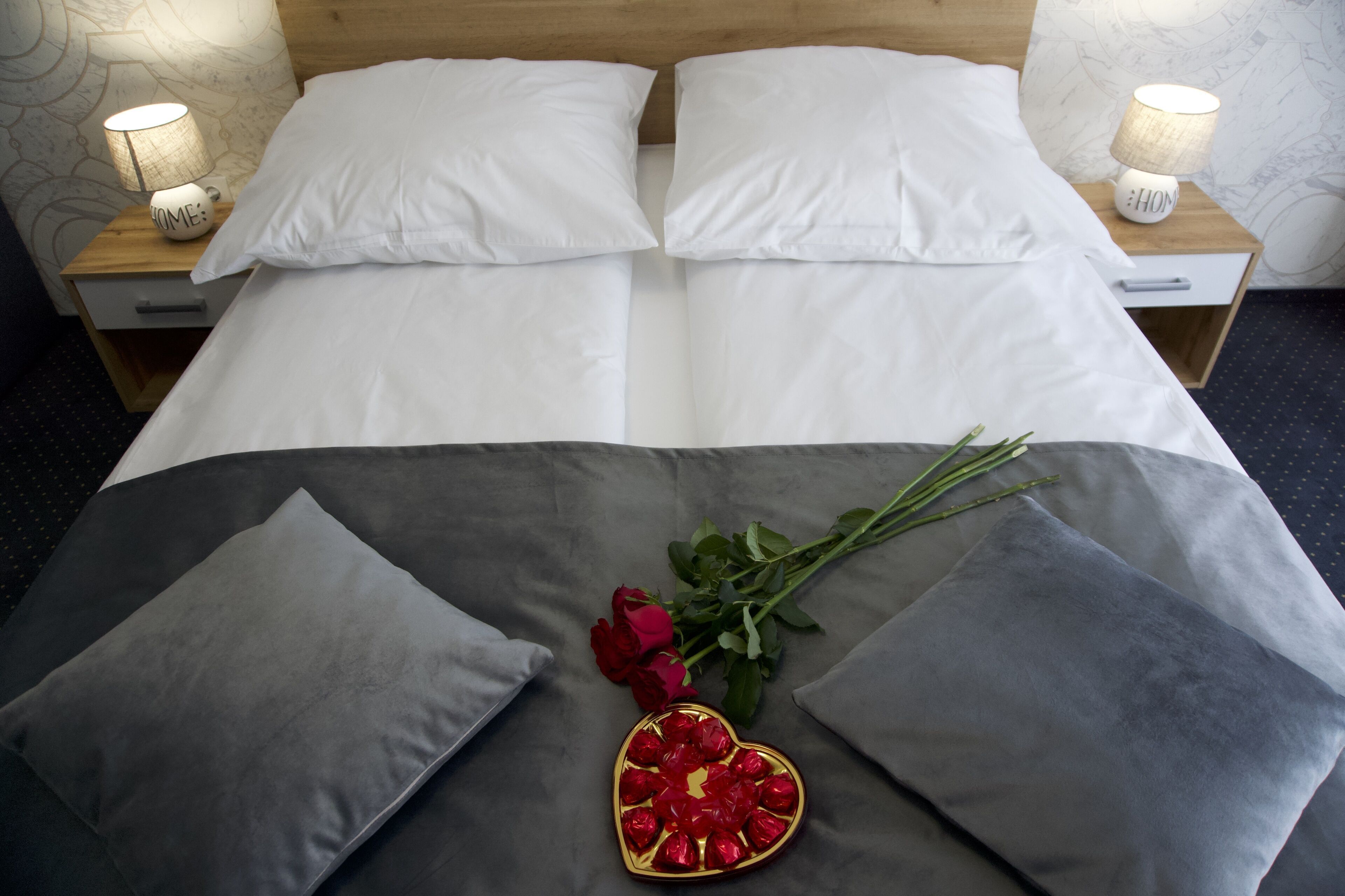Couette en duvet d'oie, coffres-forts dans les chambres