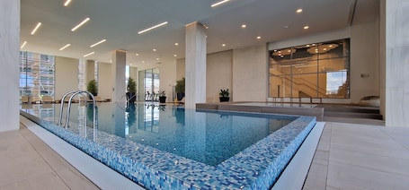 Pool. Belgrade Waterfront Riverside Apartments