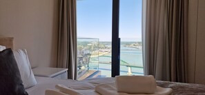 Executive Apartment, 2 Bedrooms, River View | In-room safe, desk, laptop workspace, soundproofing