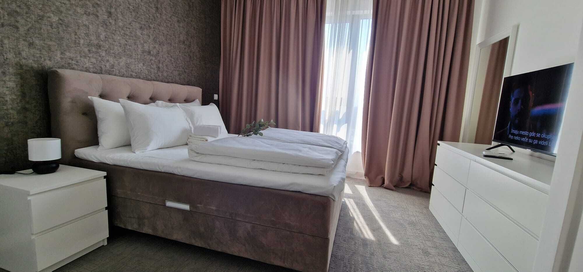 Apartemen Elite | Brankas, kedap suara, setrika/meja setrika, dan Wi-Fi gratis