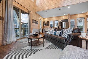 Smart TV, chimenea, videojuegos y reproductor de DVD 