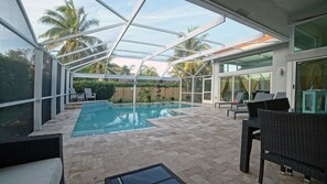 Opvarmet pool