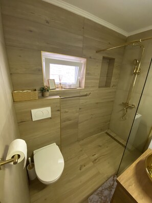 Shower, hair dryer, towels - Holiday Home Grofica (Daruvar)