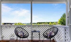 Terrace/patio - Warm and welcoming, private one bedroom on a lifestyle property. (Waingawa)