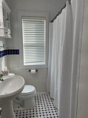 Combined shower/bathtub, hair dryer, towels, soap - Picturesque 3BR Home 5 miles from St Paul Airport! (Saint Paul)